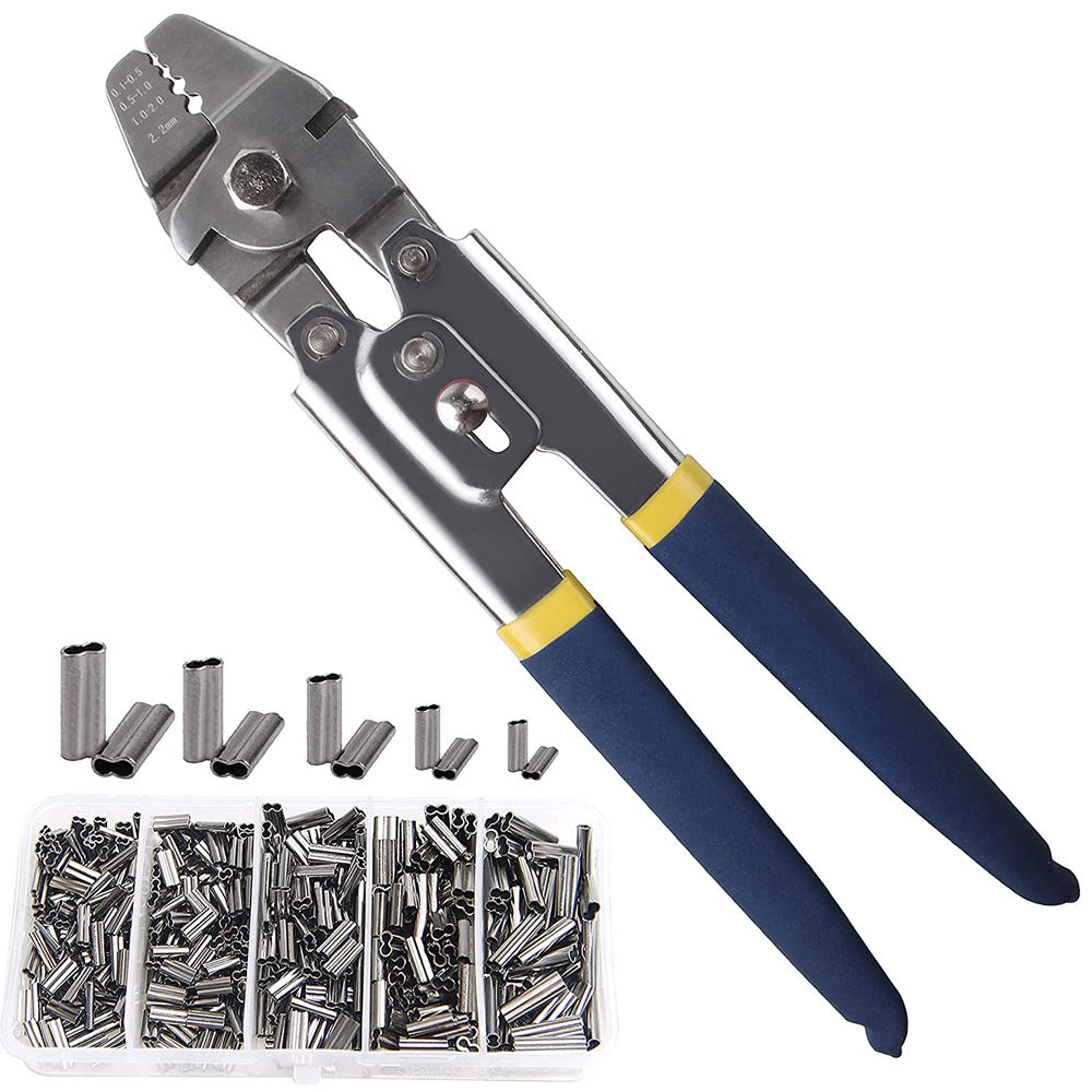 Leader Line - 300Pcs Crimp Vissen Mouwen Set Met