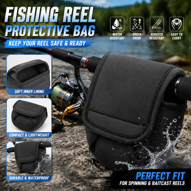 Fishing Line Spooler - Beschermhoes voor vismolens, draagtas voor molens,